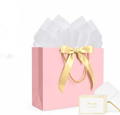 12.6x9.8x4.3 Inch Gift Bags Set with handles | 30 Pack Wholesale