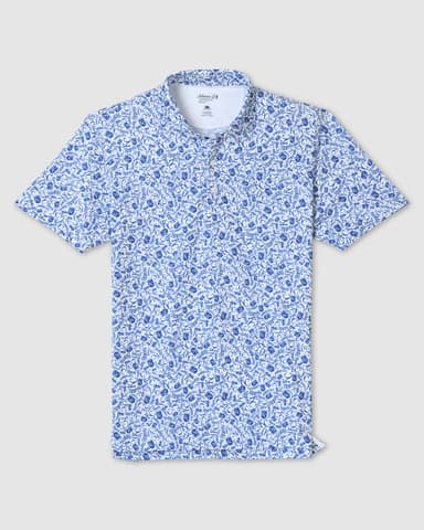 Kansas City Royals Galvin Performance Jersey Printed Polo