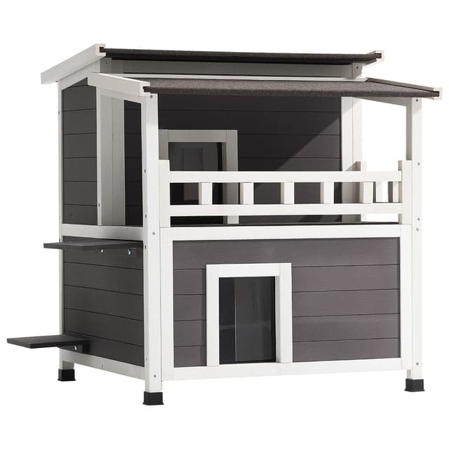 Jugbow 2-Story Insulated Cat House