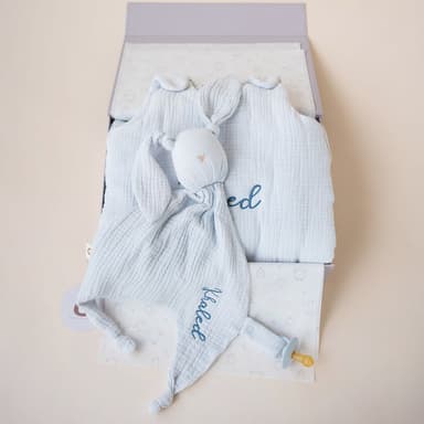 JBØRN Muslin Sleeping Bag & Comforter Set | Organic Cotton