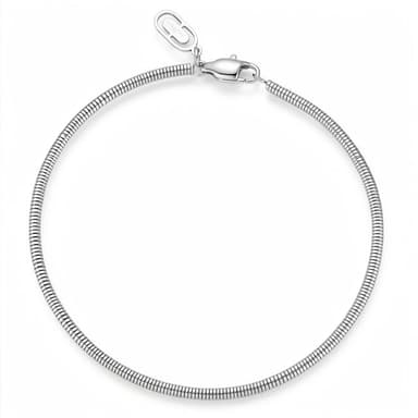 Kennett Snake Chain Bracelet 2mm Silver