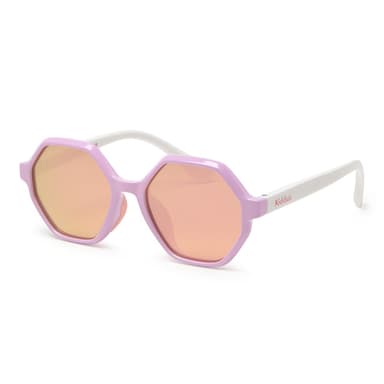 Hexa Pink and White Dreamer - Polarized Sunglasses for Kids