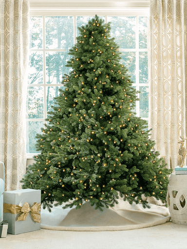 6.5' Cypress Spruce Tree with Warm White & Multi-Color LED Lights - OPEN BOX - FINAL SALE