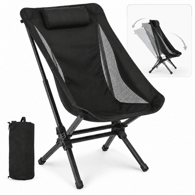 KingCamp Lightweight High-Back Camping Chair
