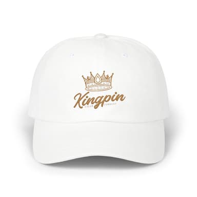 Kingpin Crown Dad Cap — Embroidered 'Kingpin' Baseball Hat