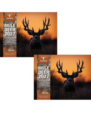 2027 Kings Mule Deer Calendar TWIN PACK