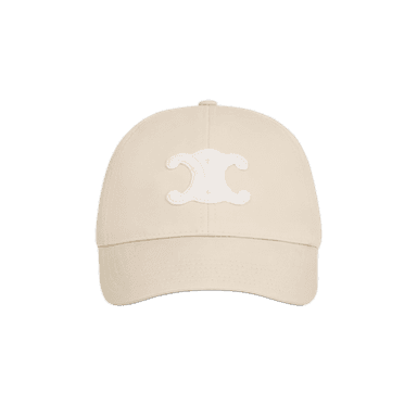 Celine Women's Triomphe Baseball Cap in Cotton (Triomphe Patch)