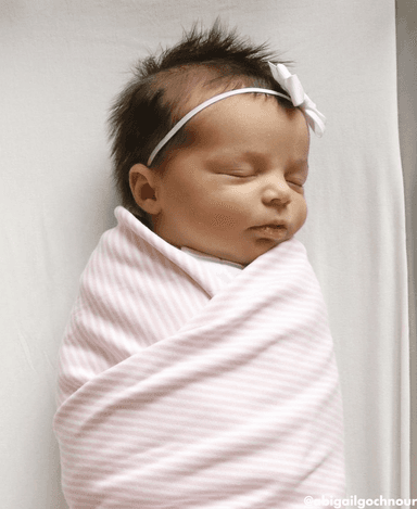 Simple Stripes Pink Blanket