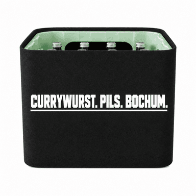 RUHRGEBIET KistenBlende: Currywurst. Pils. Bochum.