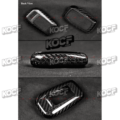 Real Carbon Fiber Direct Snap On Fit Remote Key Fob Case Cover Compatible With 9th Gen 2025-Present Toyota Camry LE SE XSE XLE