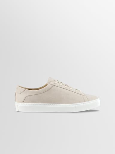 Capri Suede Sneaker in Ivory
