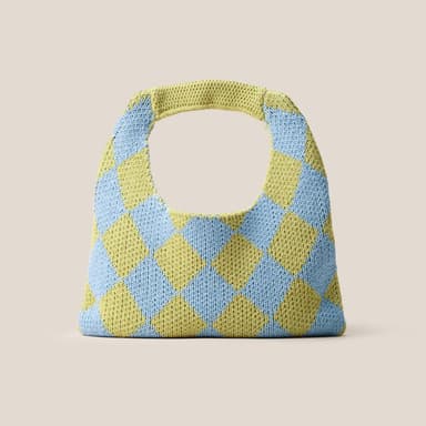 Diamond Knit Tote