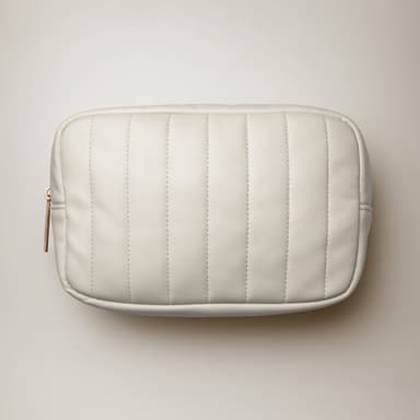 Vegan Leather Beauty Bag