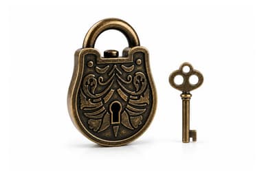Trick Lock Puzzle - Metal Lock Brain Teaser