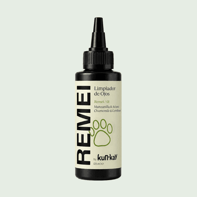 REMEI - Limpiador de Ojos con Manzanilla y Aciano para perros y gatos 125 ml