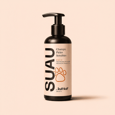 SUAU - Champú Pieles Sensibles Aloe Vera para perros y gatos 250 ml