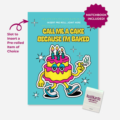 Call Me a Cake Because I’m Baked Birthday Card Birthday Card