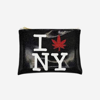I Weed NY Midi Stash Bag Clutch