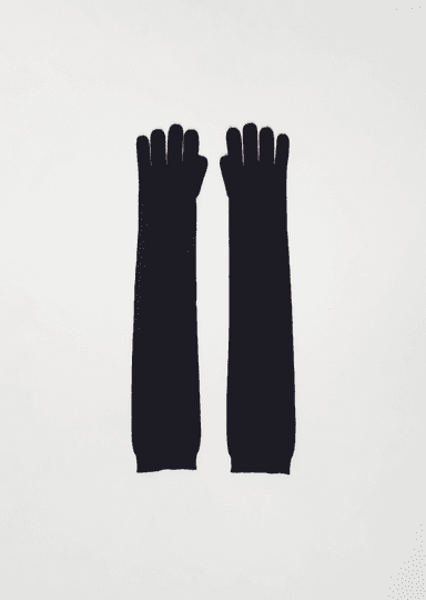 Alta Cashmere Gloves — Midnight