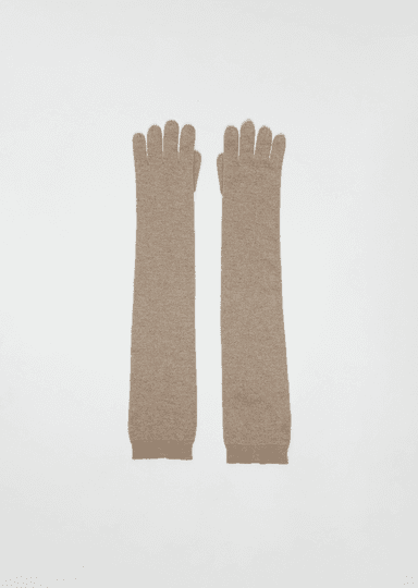 Alta Cashmere Gloves — Sahara Mélange