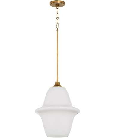 Stewart Pendant Brushed Brass