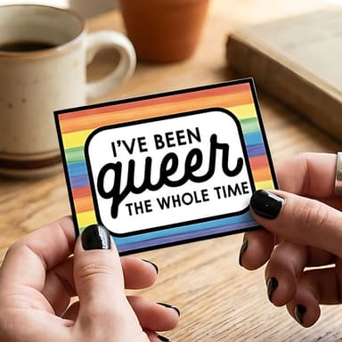 Queer Pride Stickers Waterproof Rainbow Vinyl