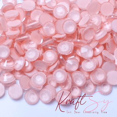 Crystal Electric Light Pink Flatback Glass Rhinestone
