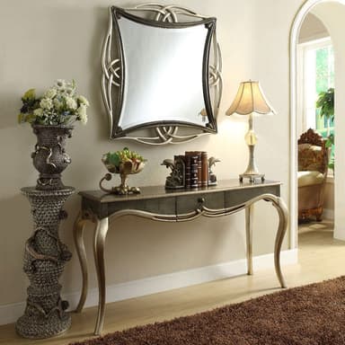 Adele Modern Wall Mirror With Console Table