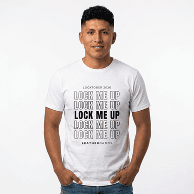 Lock Me Up! Locktober Chastity Shirt | Lockedboy by LeatherDaddy