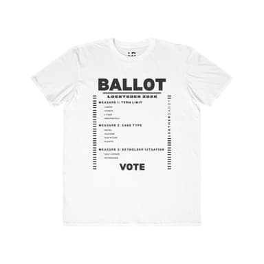 Locktober 2026 Ballot Chastity Shirt | Lockedboy by LeatherDaddy