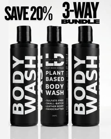 3Way Body Wash Bundle — Save 20% | LeatherDaddy®