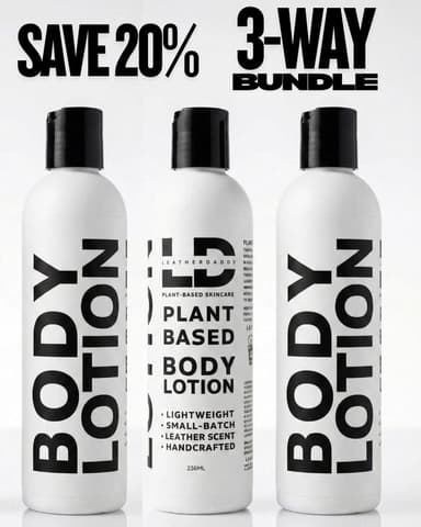 3Way Body Lotion Bundle — Save 20% | LeatherDaddy®
