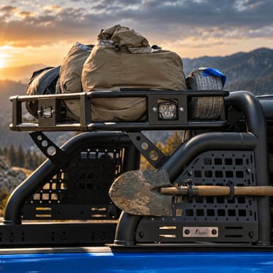 Jeep Gladiator JT Roll Bar with Cargo Basket & MOLLE Panels