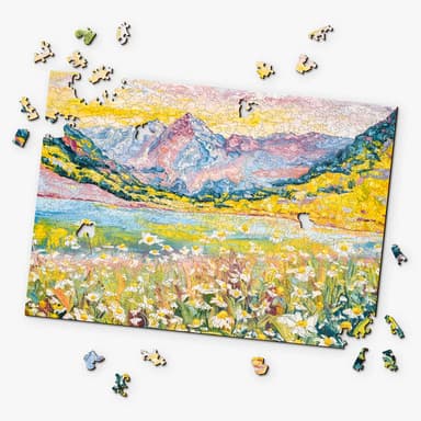 Wooden Art Puzzles for Adults - Welcoming Committee by Artist Emily Chaplin