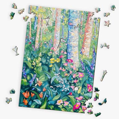 Wooden Art Puzzles for Adults - One Fine Day by Artist Emily Chaplin