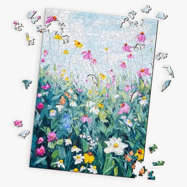 Wooden Art Puzzles for Adults - Free Spirits by Artist Emily Chaplin