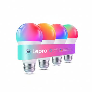 [Exclusive Add-On Offer] Lepro B2 AI Smart Light Bulbs (4-Pack) — Only $19.99