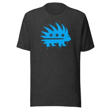 Libertarian Spray Painted Porcupine Shirt