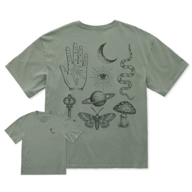 Men's Mystical Medley Short Sleeve Oversized Crusher Tee