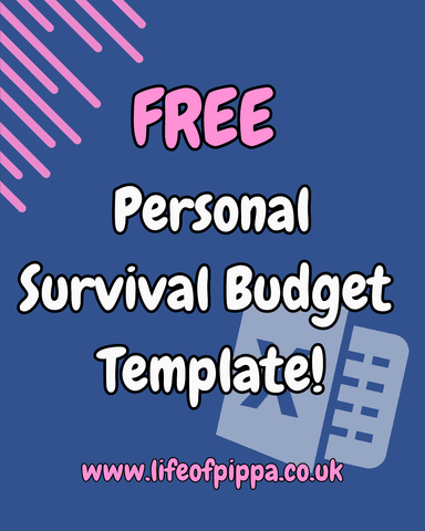 Downloadable Personal Survival Budget Template (Free!)