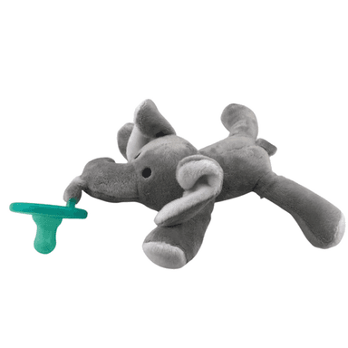 Stuffed Animal Pacifier and Holder - Elephant