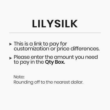 Price Difference And Customization Fee Link