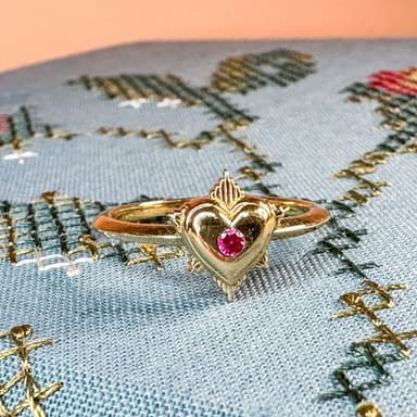 Radiant Heart Ring