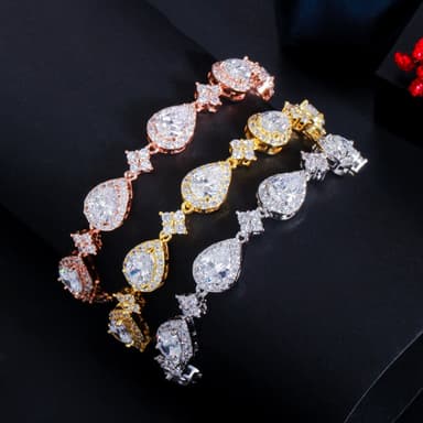 Classic Drop-shaped Geometric Bracelet