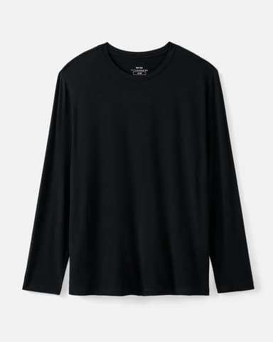 Black Men's Pajama Top