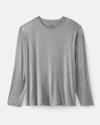 Heather Gray Men's Pajama Top