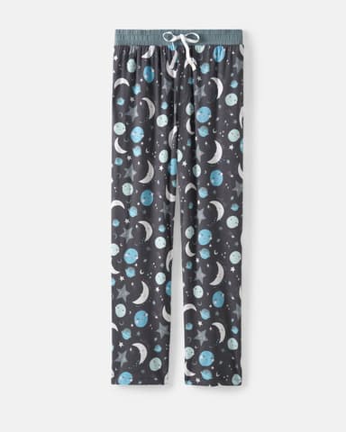 To The Moon & Back Blue Men's Pajama Pants