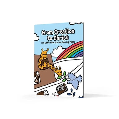 100 Coloring Pages - From Creation To Christ (PHYSICAL)