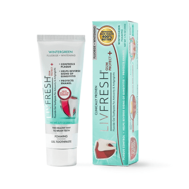 LIVFRESH Gum Protect+ Wintergreen Gel Toothpaste