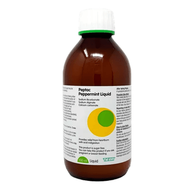 Peptac Liquid Peppermint 500ml | Fast Relief for Heartburn & Indigestion